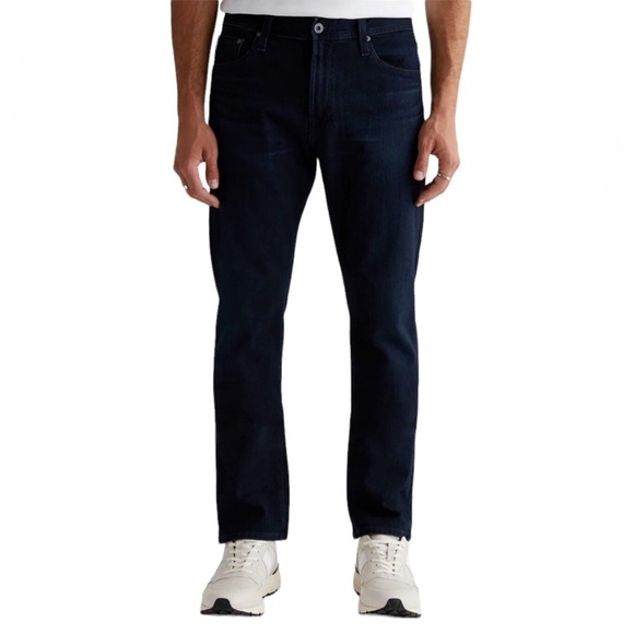 AG Adriano Goldschmied The Everett Slim Straight Pants Black Size 29 X 32 - Picture 1 of 9